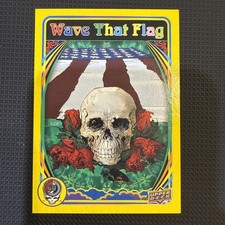 2025 Upper Deck Grateful Dead 60 Years So Far #8 Wave That Flag Dancing Yellow