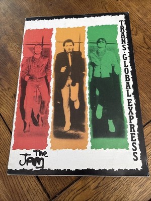THE JAM 1982 TRANS GLOBAL EXPRESS TOUR PROGRAM