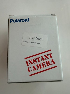 VINTAGE Polaroid 635CL Supercolor WITH BOX & MANUAL BRAND NEW BNIB
