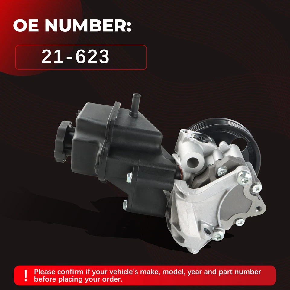 Power Steering Pump w/ Pulley for Mercedes-Benz C300 2014 C350 V6 3.5L 2012-2015 Foto 3 de 4