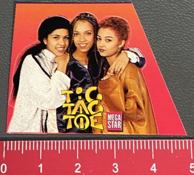 Tic Tac Toe Mega Star Mini Decal/Decal (SB1-3-24)