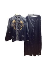 1940  s Dragon Embroidered Satin Lounge Set.