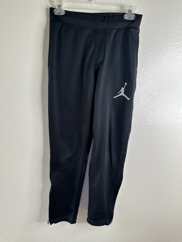 Nike Jordan Large 12-13 Years (Fit 25W 27L) Joggers Sweat Pants Youth Black