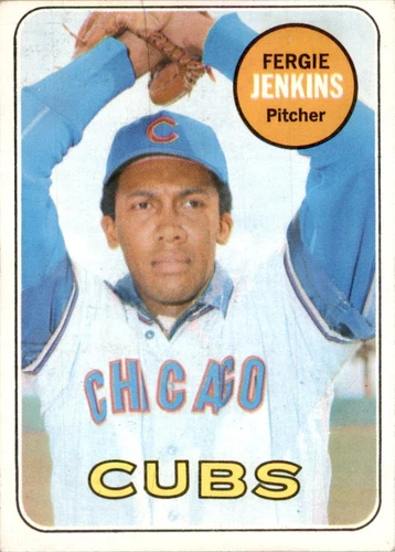 1969 Topps #640 Fergie Jenkins Chicago Cubs EX-MT
