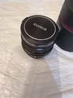 Konica Hexanon AR 28mm F:3.5 Wide Angle Camera Lens w/ Case