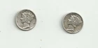 Mercury Dime 2 Coin Lot - 1944 P & 1944 S