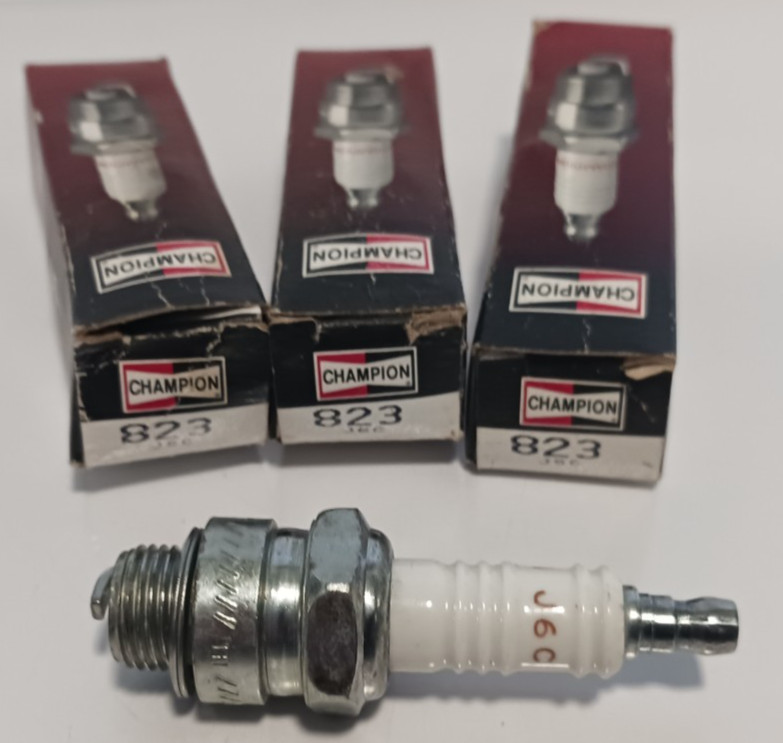 3X GENUINE CHAMPION COPPER PLUS SPARK PLUGS NOS 823 FREE SHIPPING