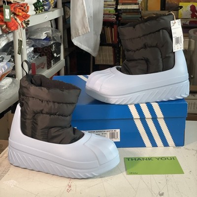 Sz 7.5 Women s - Brand New Adidas Adifom Superstar Winter Boot -Clear Sky Ig2162