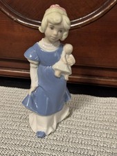 Rex Valencia Young Girl With Doll Figurine Made in Spain 7