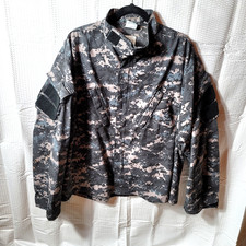 Propper ACU Camo Combat Jacket Mens XL Regular Military Tactical Army Coat Digi