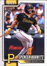 2026 Topps Spencer Horwitz #77 Pittsburgh Pirates FREE SHIPPING