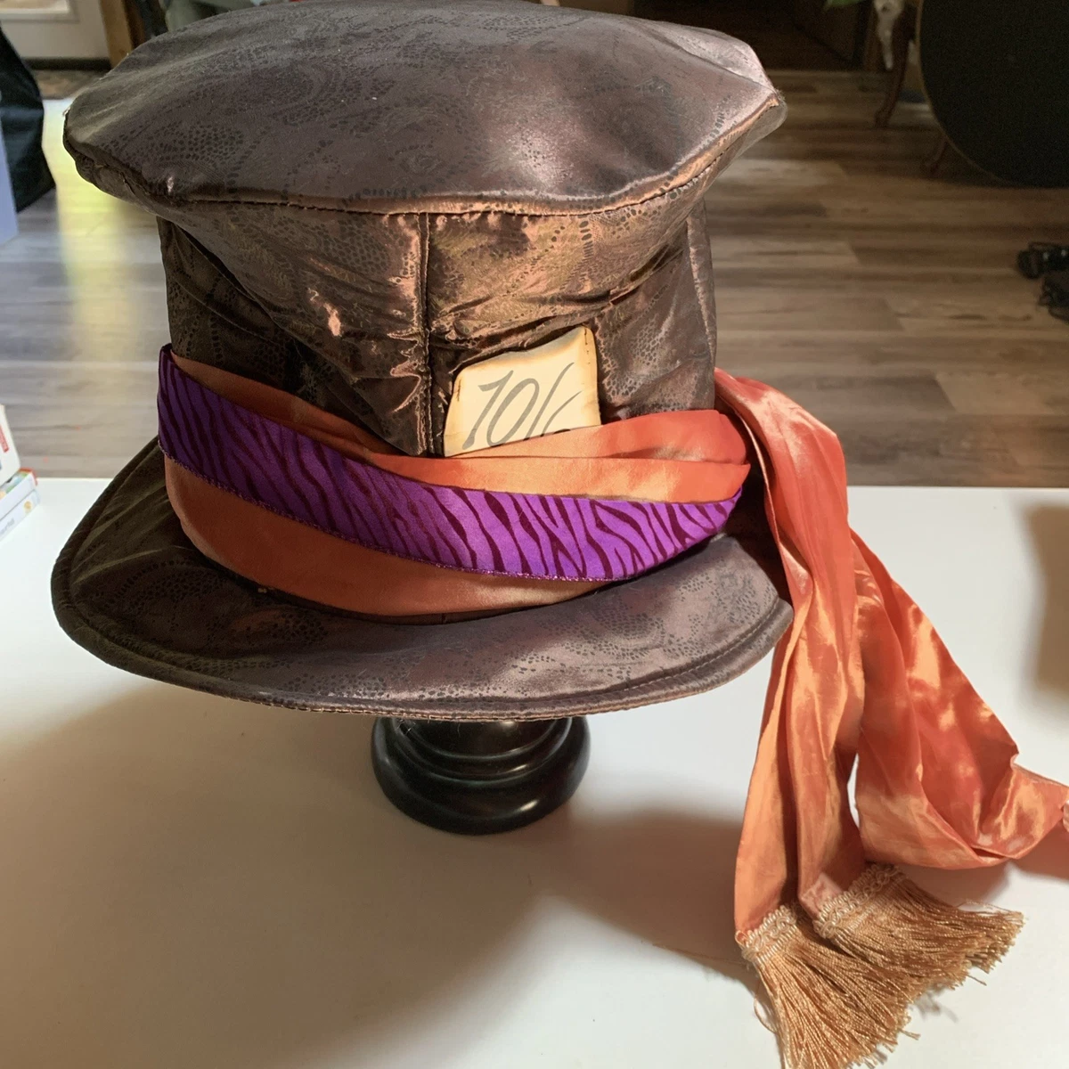 Disney Mad Hatter Alice in Wonderland Hat Cosplay Vintage Women main image 3