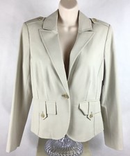 Worthington / Lined Washable Business Career Blazer Jacket / Women Size 6