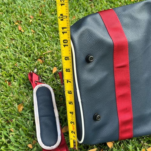 Toyota Servco Hawaii Duffle Bag Blue Red 100th Anniversary Shoulder Strap Rare - Picture 11 of 15