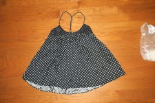 S    VINTAGE    SATIN    VICTORIA'S SECRET    BRIDAL CAMISOLE CAMI BABYDOLL TOP