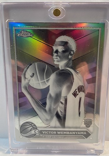 Victor Wembanyama [Negative Refractor] #1 2023 Topps Chrome card