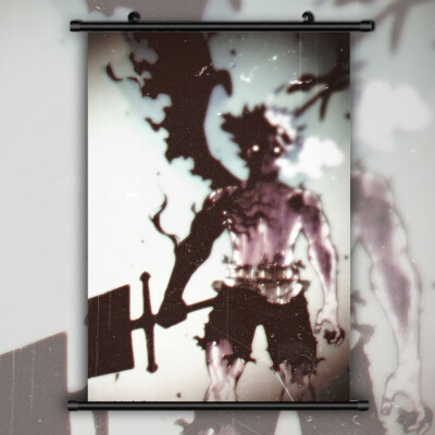 Asta Black Clover Hd Canvas Print Wall Poster Scroll Room Decor Ebay