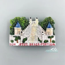 Bom Jesus Do Monte, Braga, Portugal Travel Gift Souvenir 3D Resin Fridge Magnet