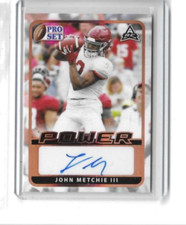 John Metchie III RC Auto SP Rare True Rookie Autograph 2021 Pro Set 