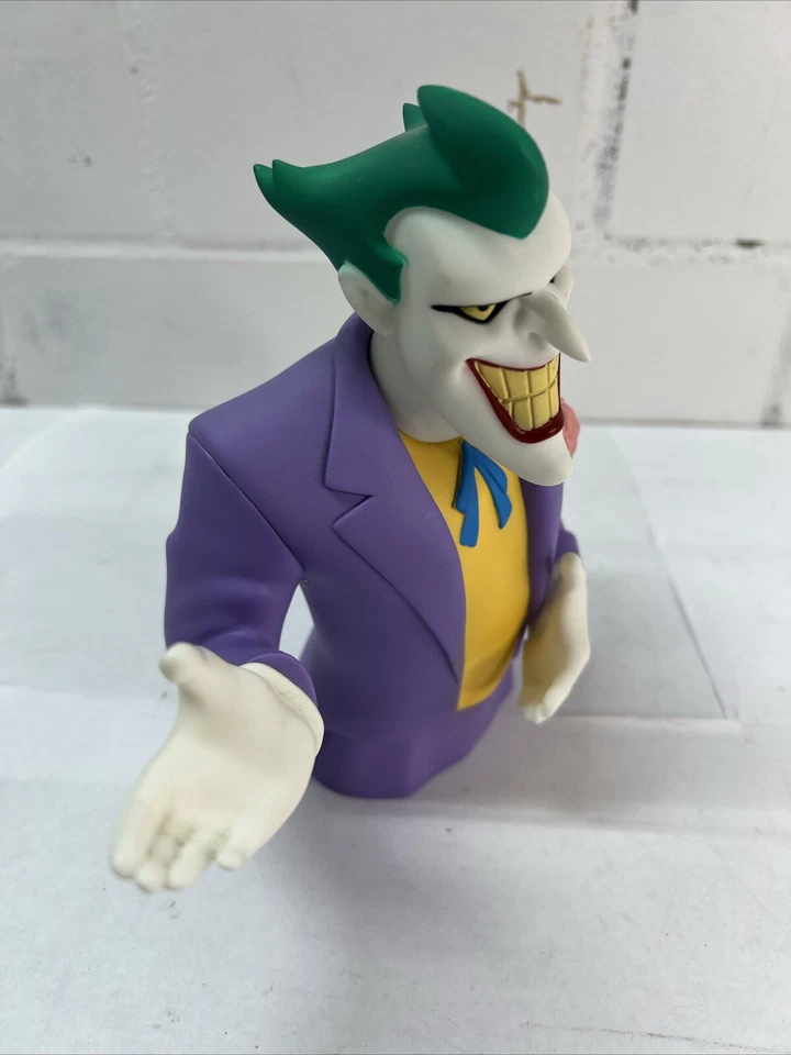 Raro 2015 Batman La Serie Animada: El Guasón Vinilo Busto Banco Estatua Foto 3 de 4