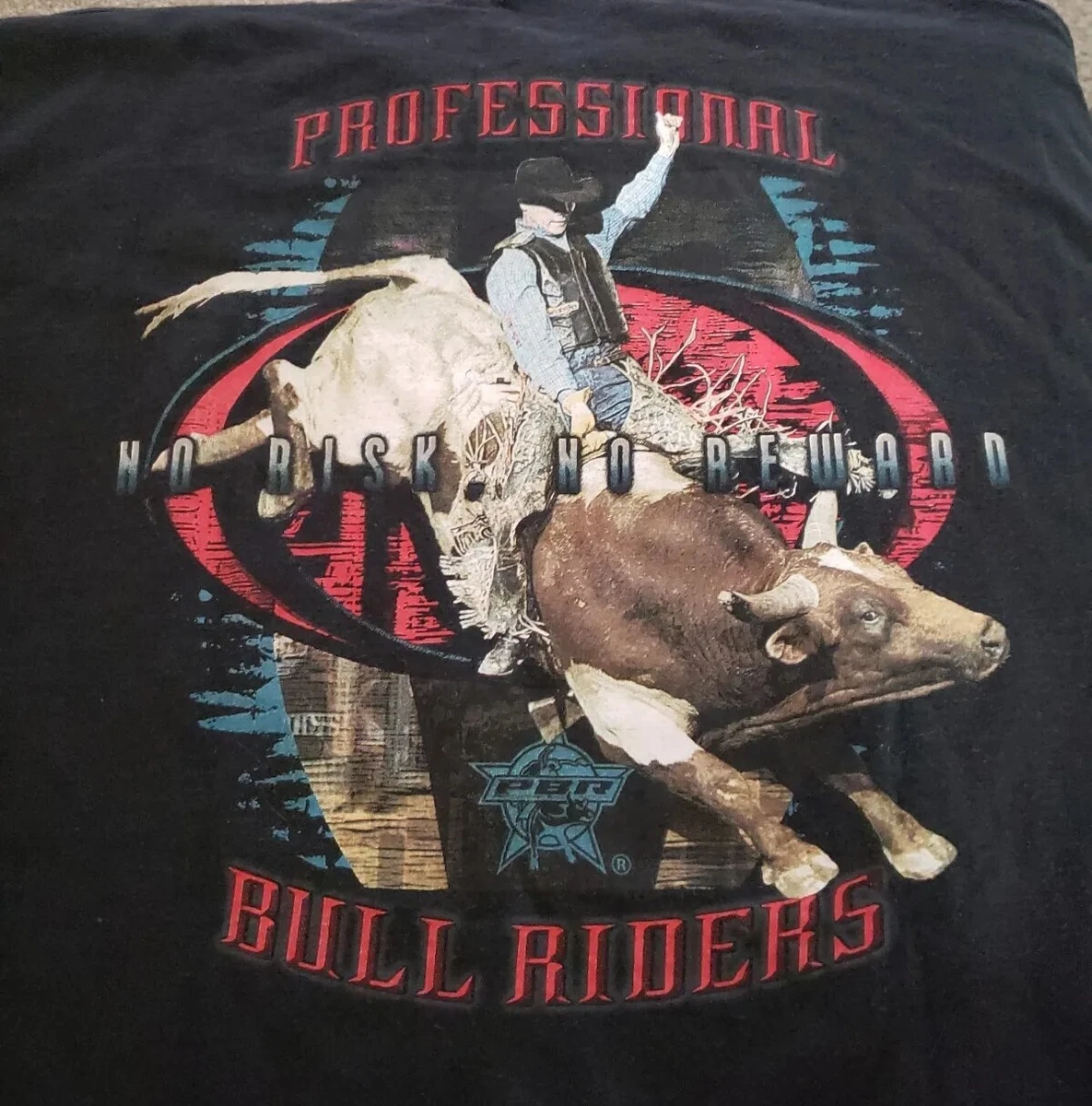 Vintage 90s Wrangler Rodeo Professional Bull Riding PBR Graphic T Shirt Men s XL