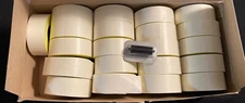 Garvey 25-6 YELLOW PRICE Labels (2516) 21 ROLLS PLUS 1 INK ROLLER-NEW