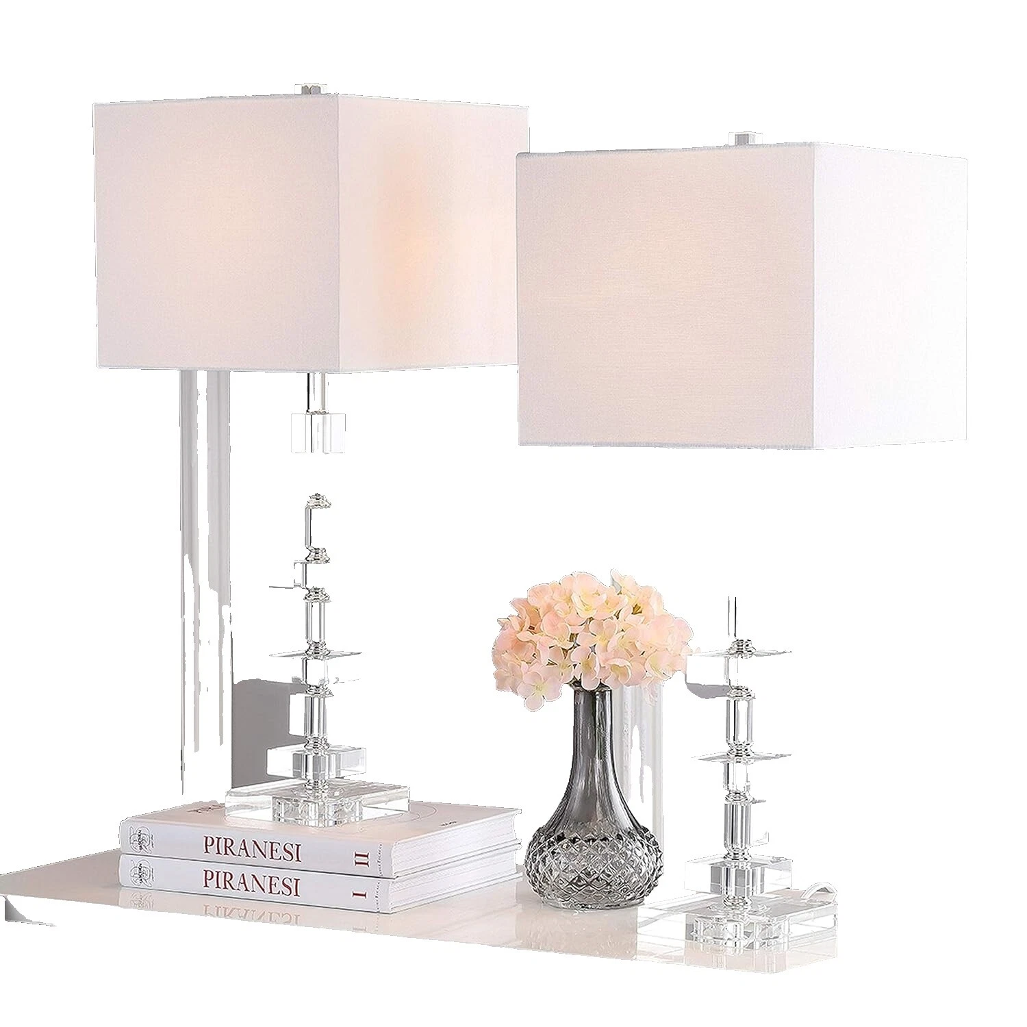 水晶有线现代灯