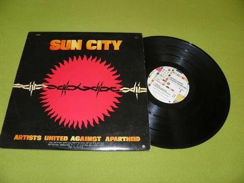Sun City - RARE 1985 Israel LP Gil Scott-Heron Bono (U2) Bob Dylan Bonnie Raitt