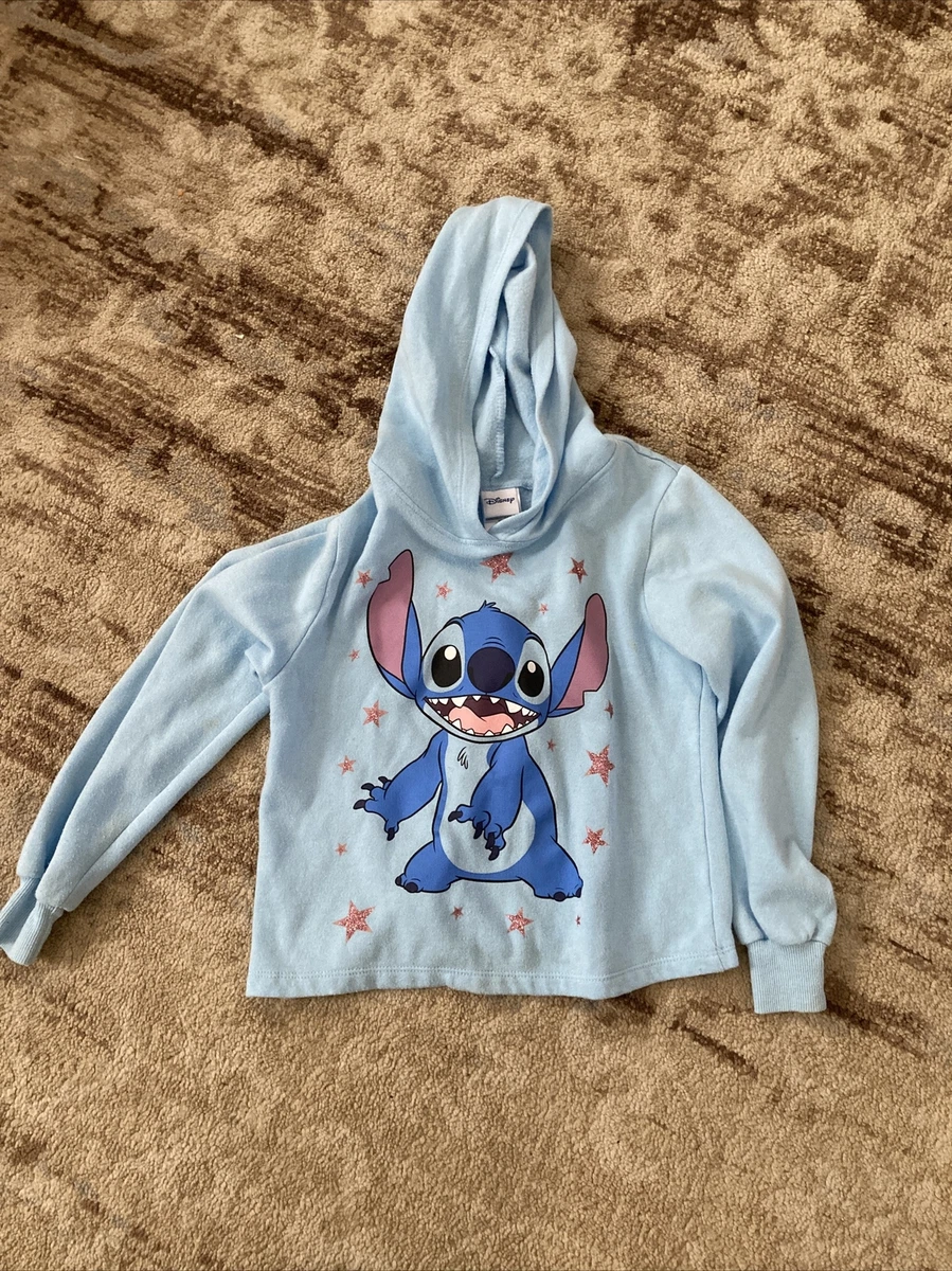 Disney's Lilo & Stitch Hoodie Sweatshirt Kids Size M (7-8) Light