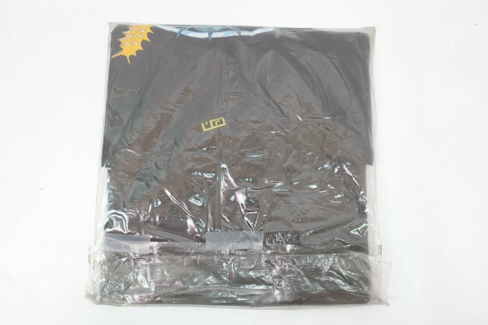 3D 1990 Emblema Just Brass Rock 'n Rule negro XL Deadstock Metal Punk De colección Foto 2 de 4