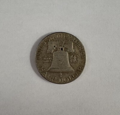 USA AMERICAN 1948 FRANKLIN SILVER HALF DOLLAR 50 CENT COIN