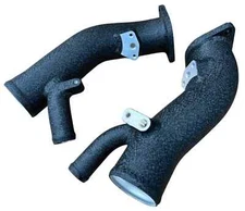 2.5" / 62mm Dual Hi FLow Turbo Air Inlets fits 2007+ R35 GTR 3.8L Twin Turbo V6