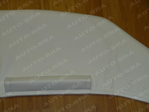 SUJETADOR BLANCO adecuado para Skoda Fabia III NJ año a partir de 2014 protección contra impactos de piedras capó - Imagen 5 de 6
