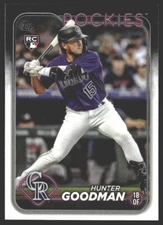 Hunter Goodman #432 2024 Topps Colorado RockiesRC Rookie