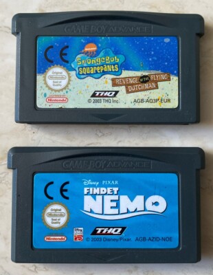 Findet Nemo + Spongebob Revenge of the flying Dutchman Nintendo Game Boy Advance