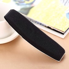 Soft Replacement Foam And Velour Headband Enhance performance Headphone Black