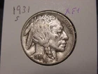1931-S BUFFALO NICKEL XF + NICE LOOK PQ COIN FREE SHIPPING