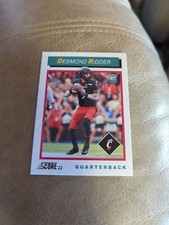 DESMOND RIDDER 2022 Score Football "Quarterback" Rookie Card - Atlanta Falcons