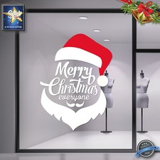 Glass window stickers showcase, showcase shop christmas decoration