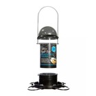 Roll Top Bird Feeder Mealworm Hanging Easy Fill Wildlife Nature Feeding Station