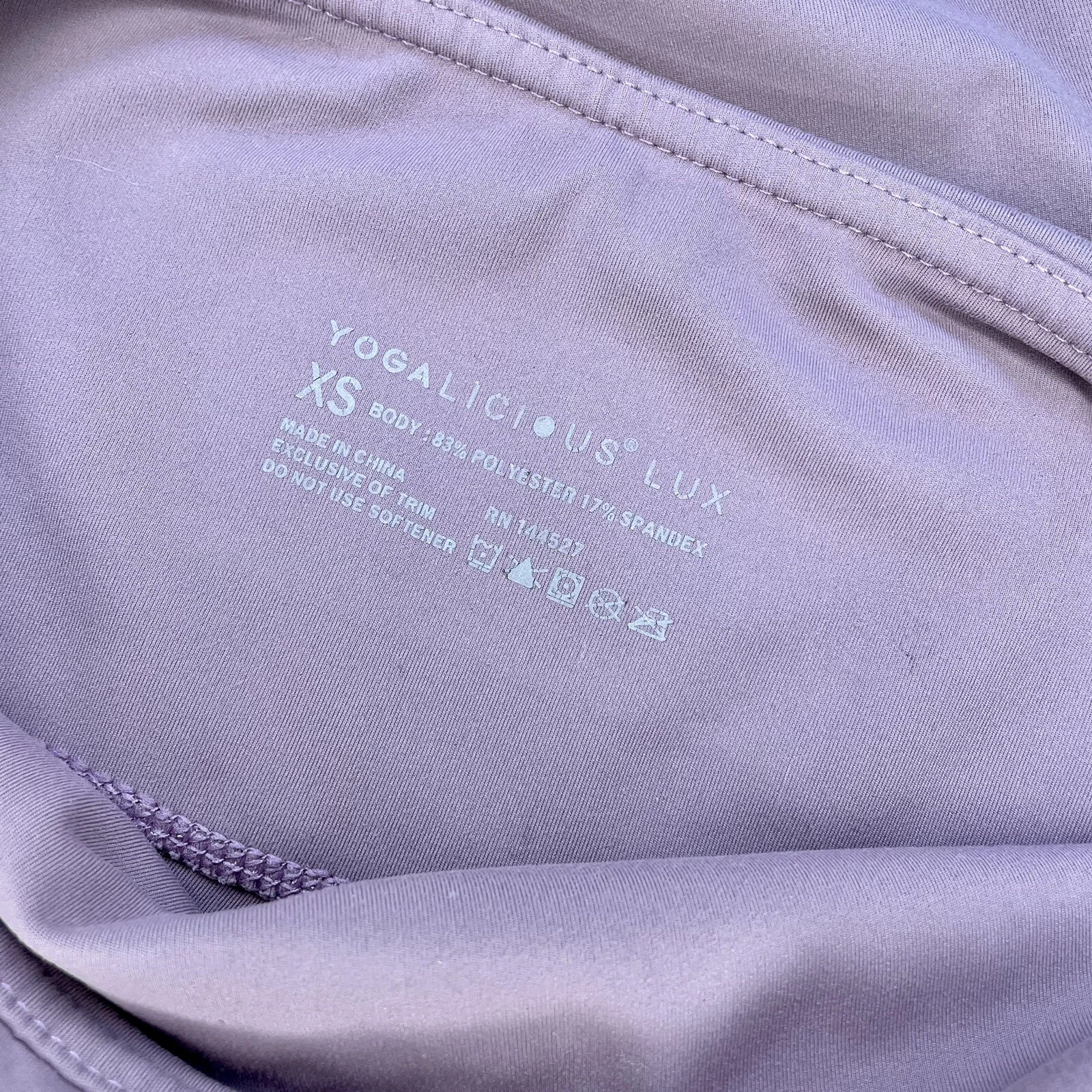 yogalicious dusty mauve full length ankle leggings