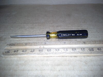 Vintage Stanley USA 100 Plus 66-101 Mini Pocket Screwdriver, VGC