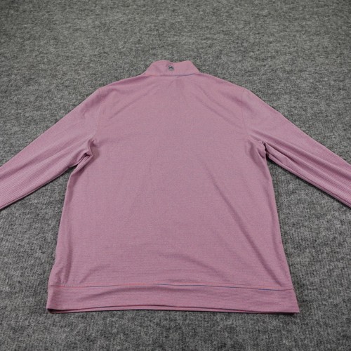 Southern Tide Pullover Mens Large Red Blue Heathered 1/4 Zip Stretch Comfortable - Picture 2 of 13