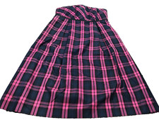 NWT Vineyard Vines Plaid Strapless Dress Women’s Size 4 Empire Waist A-Line Silk