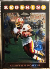 2008 Topps Chrome Clinton Portis #TC35 Washington Redskins