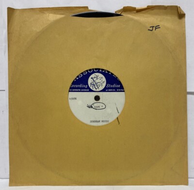 Sunbeam Music Hawk Acetate 45RPM VG+ Listen Link In Description
