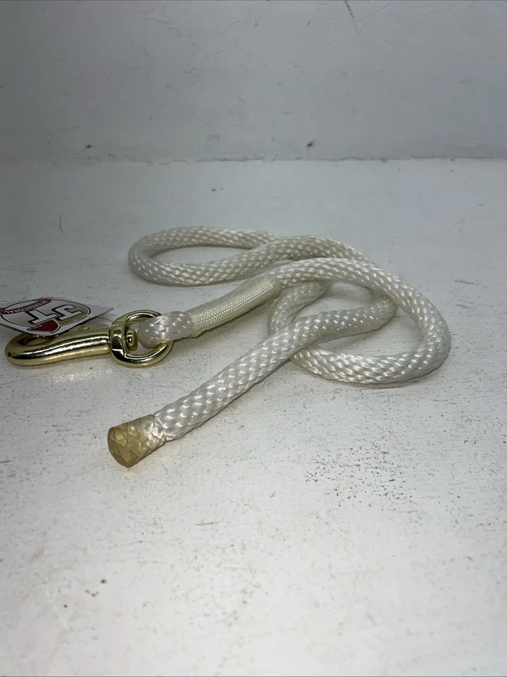 New Tough 1 White 4” Poly Draft Lead Rope #51-3010 M-508 - Image 2 of 4