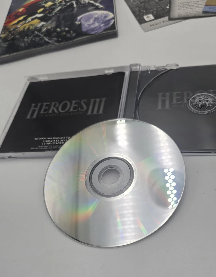 3DO Computer Wargame Heroes of Might and Magic III CD-Rom Big Box  - Mac Apple - - Image 3 of 4