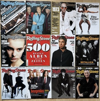Rolling Stone Magazin, kompletter Jahrgang 2023 (deutsche Ausgabe) - ohne CD's