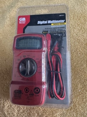 GB Digital Multimeter Manual Range AC/DC Voltage & Resistance GDT-311 NEW SEALED